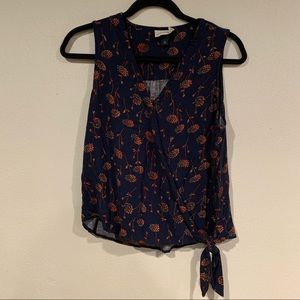 Universal Thread Floral Wrap Tank